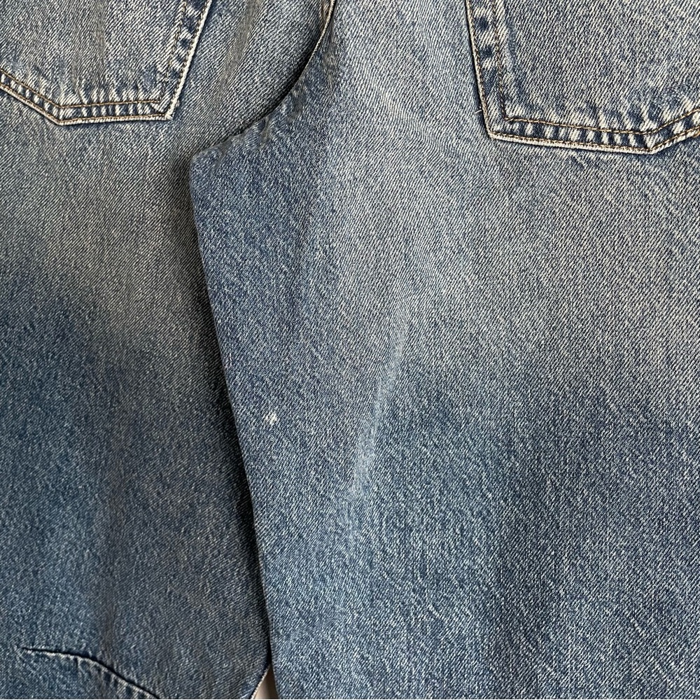 NWT BDG Logan Loose Barrel Jeans Women’s 27 Blue Denim Buckle Baggy Boyfriend - Picture 10 of 16